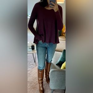 We the Free Purple Thermal Free People Size Medium